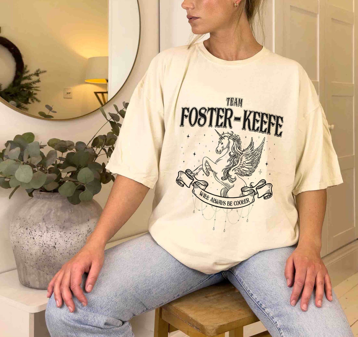 Team Foster-keefe Comfort Colors Shirt, Foxfire Academy Shirt, Lost Cities Keeper Shirt, Keeper of the Lost Cities Symbols, Kotlc Shirt