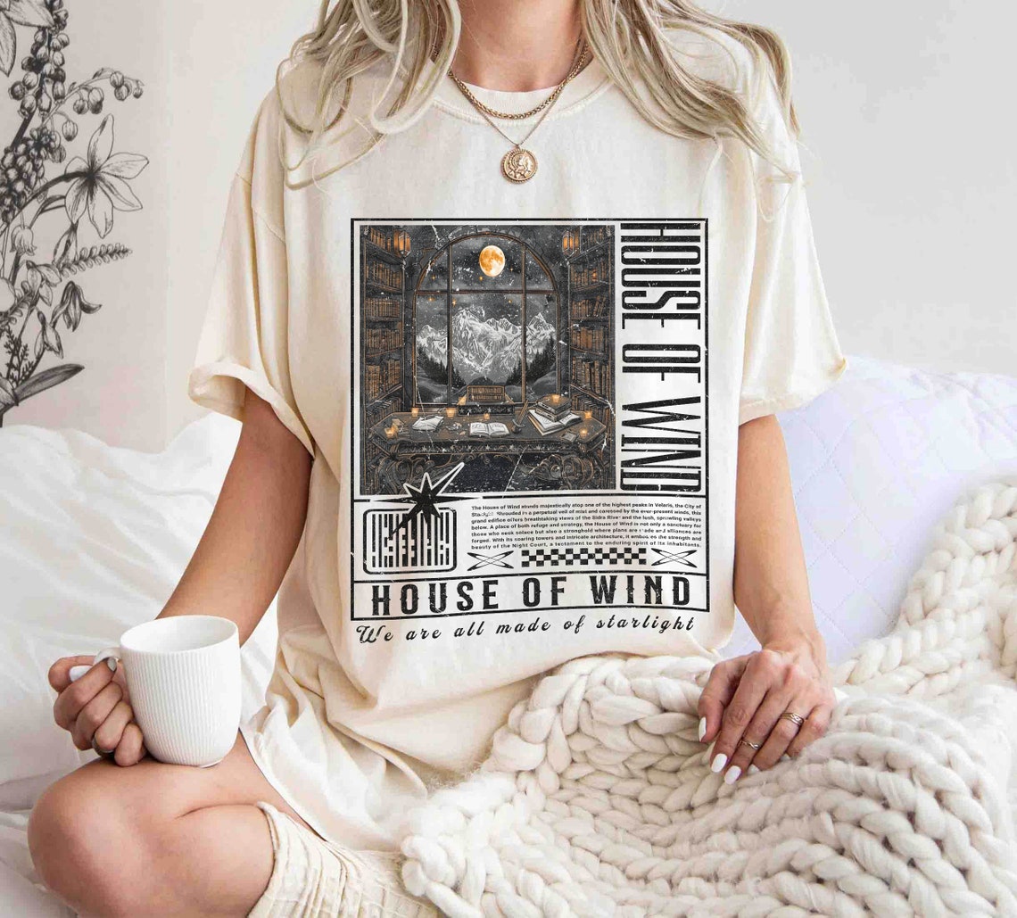 House of Wind Book Club Comfort Colors Shirt, ACOTAR Shirt, Sarah J. Maas