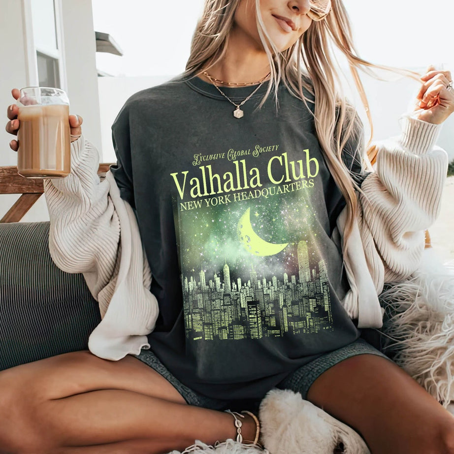 Valhalla Club Comfort Colors Shirt, Kings of Sin Series by Ana Huang Merch, Twisted Series Shirt, Romance Book Merch, Bookish