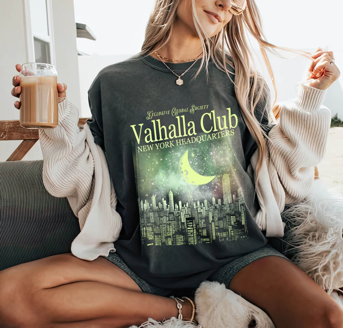 Valhalla Club Comfort Colors Shirt, Kings of Sin Series by Ana Huang Merch, Twisted Series Shirt, Romance Book Merch, Bookish
