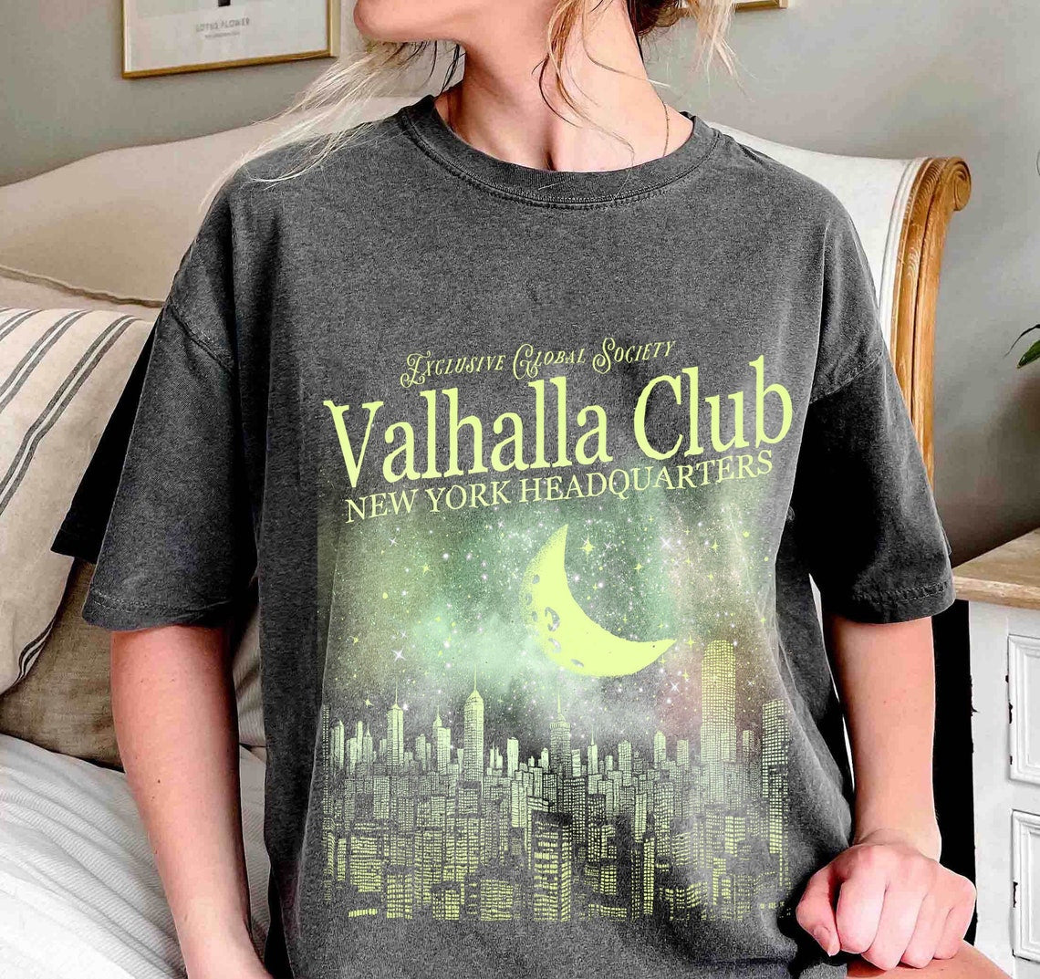 Valhalla Club Comfort Colors Shirt, Kings of Sin Series by Ana Huang Merch, Twisted Series Shirt, Romance Book Merch, Bookish