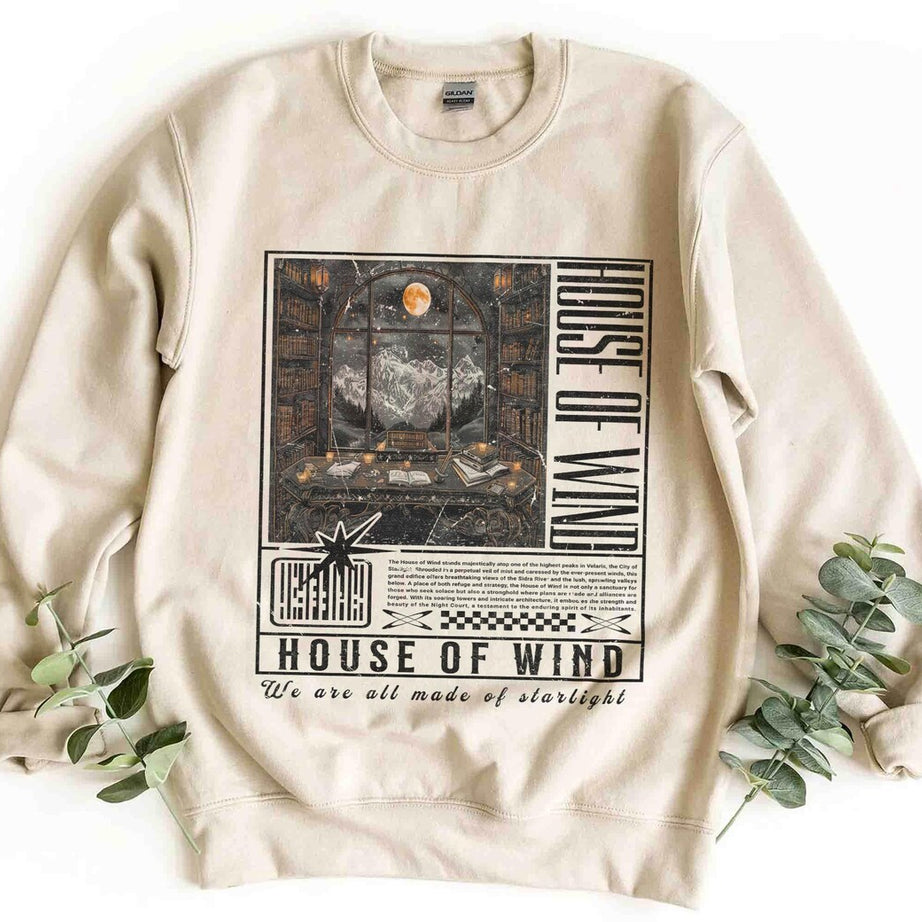 House of Wind Book Club Sweatshirt, ACOTAR Shirt, Sarah J. Maas