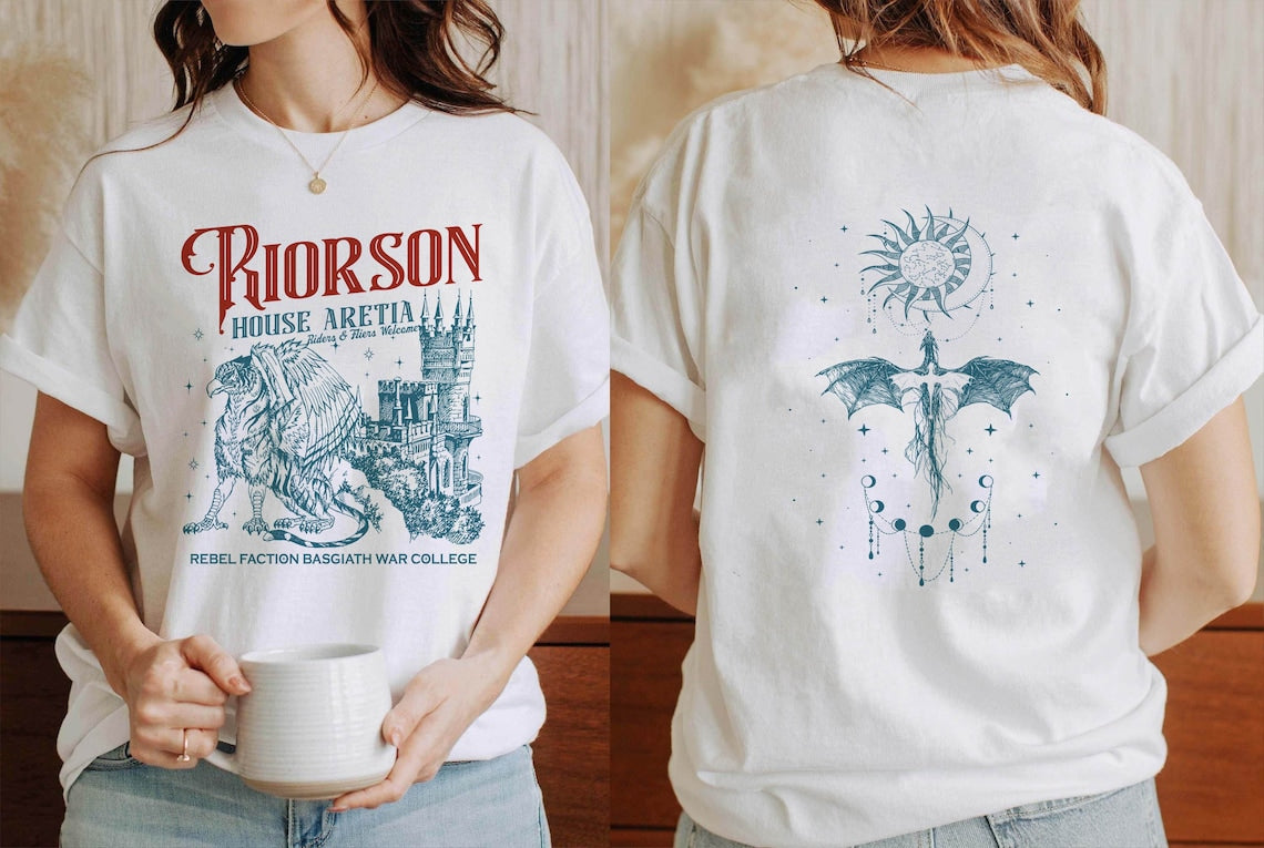 Iron Flame Comfort Colors Shirt, Riorson House, Xaden Riorson House Shirt, Violet Sorrengail Silver One, Dragon Rider Shirt, Basgiath War