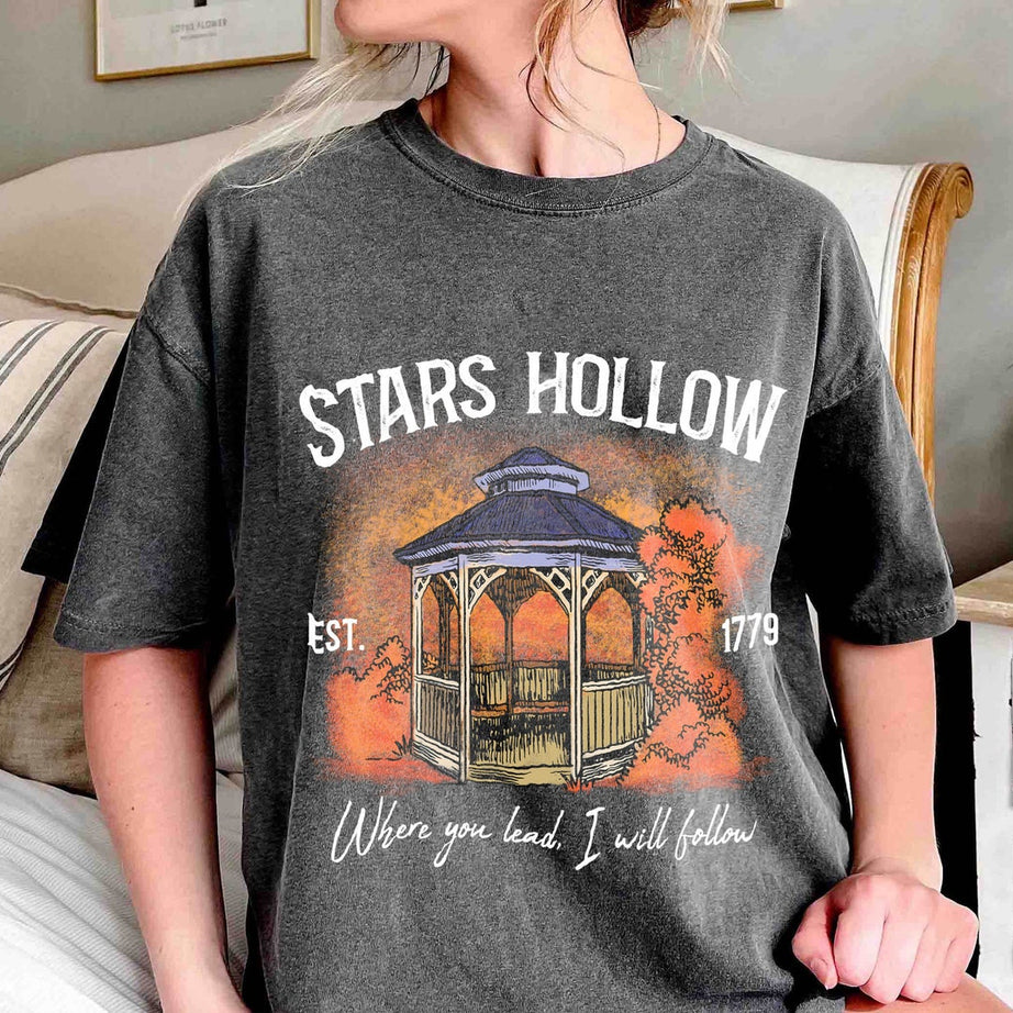 Stars Hollow Connecticut Comfort Colors Shirt, Cozy Fall Shirt, Stars Hollow Shirt, Gilmore Merch, Autumn Shirt