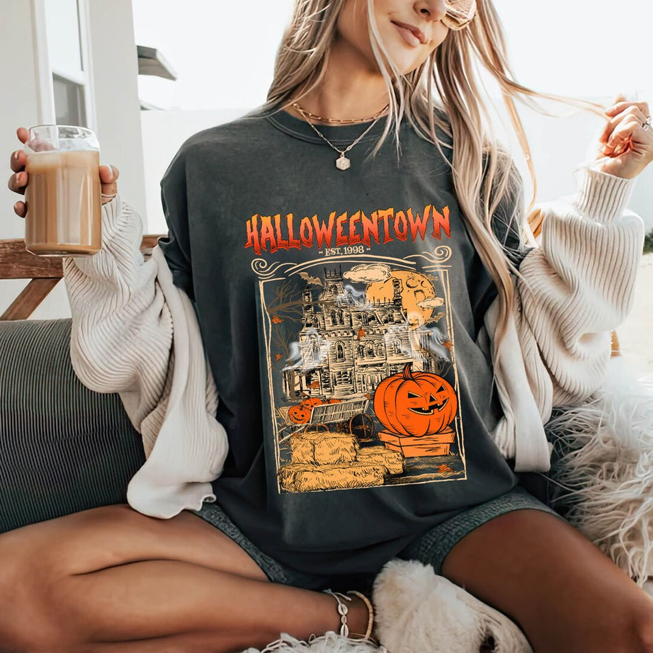 Halloweentown Est 1998 Comfort Colors Shirt, Halloweentown University, Halloweentown Shirt, Fall Shirt, Halloween Shirt