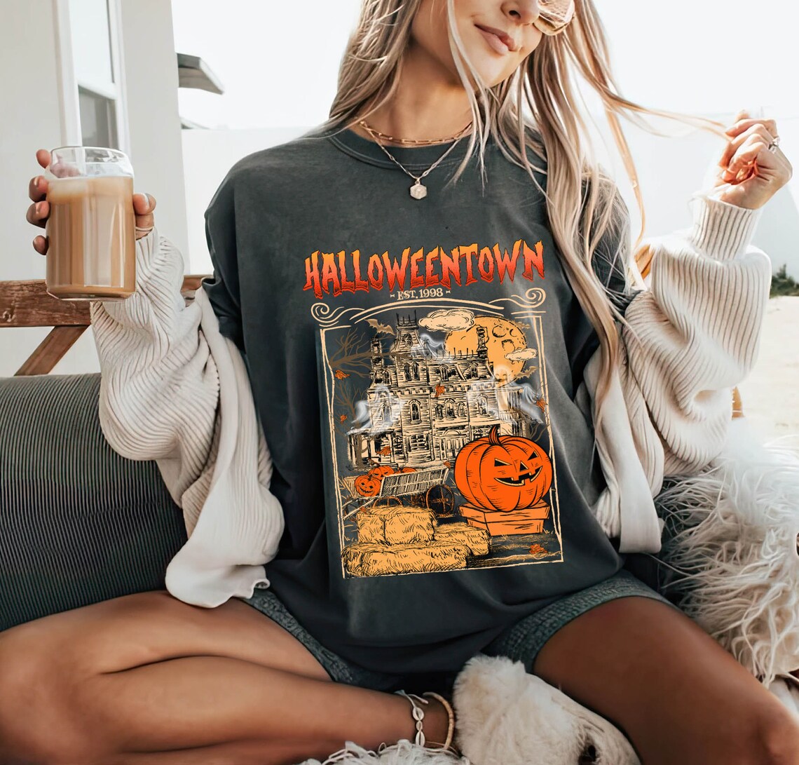 Halloweentown Est 1998 Comfort Colors Shirt, Halloweentown University, Halloweentown Shirt, Fall Shirt, Halloween Shirt