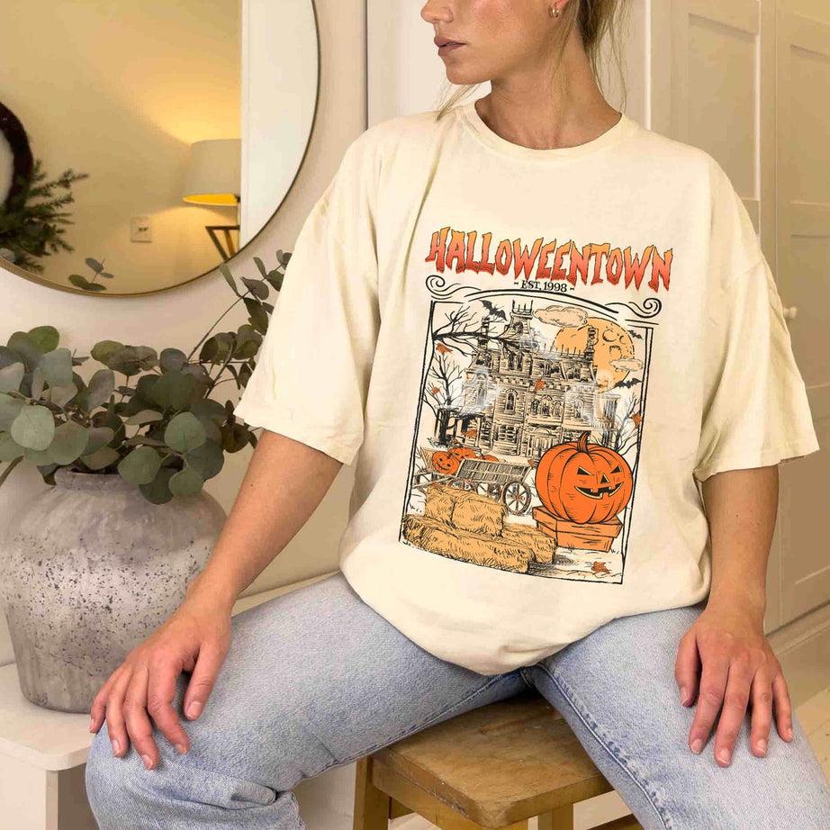 Halloweentown Est 1998 Comfort Colors Shirt, Halloweentown University, Retro Halloweentown Shirt, Fall Shirt, Halloween Shirt