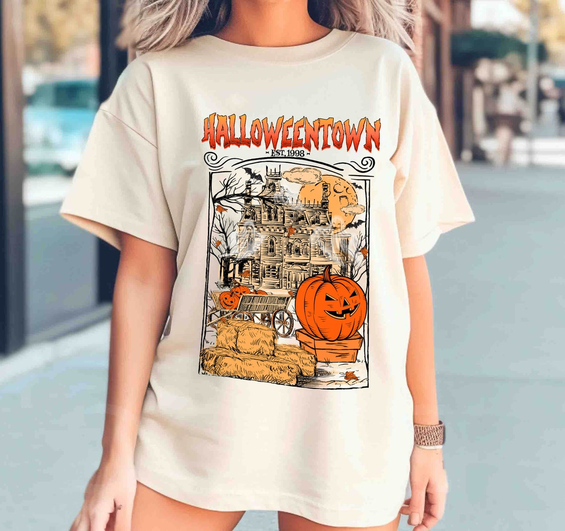 Halloweentown Est 1998 Comfort Colors Shirt, Halloweentown University, Retro Halloweentown Shirt, Fall Shirt, Halloween Shirt