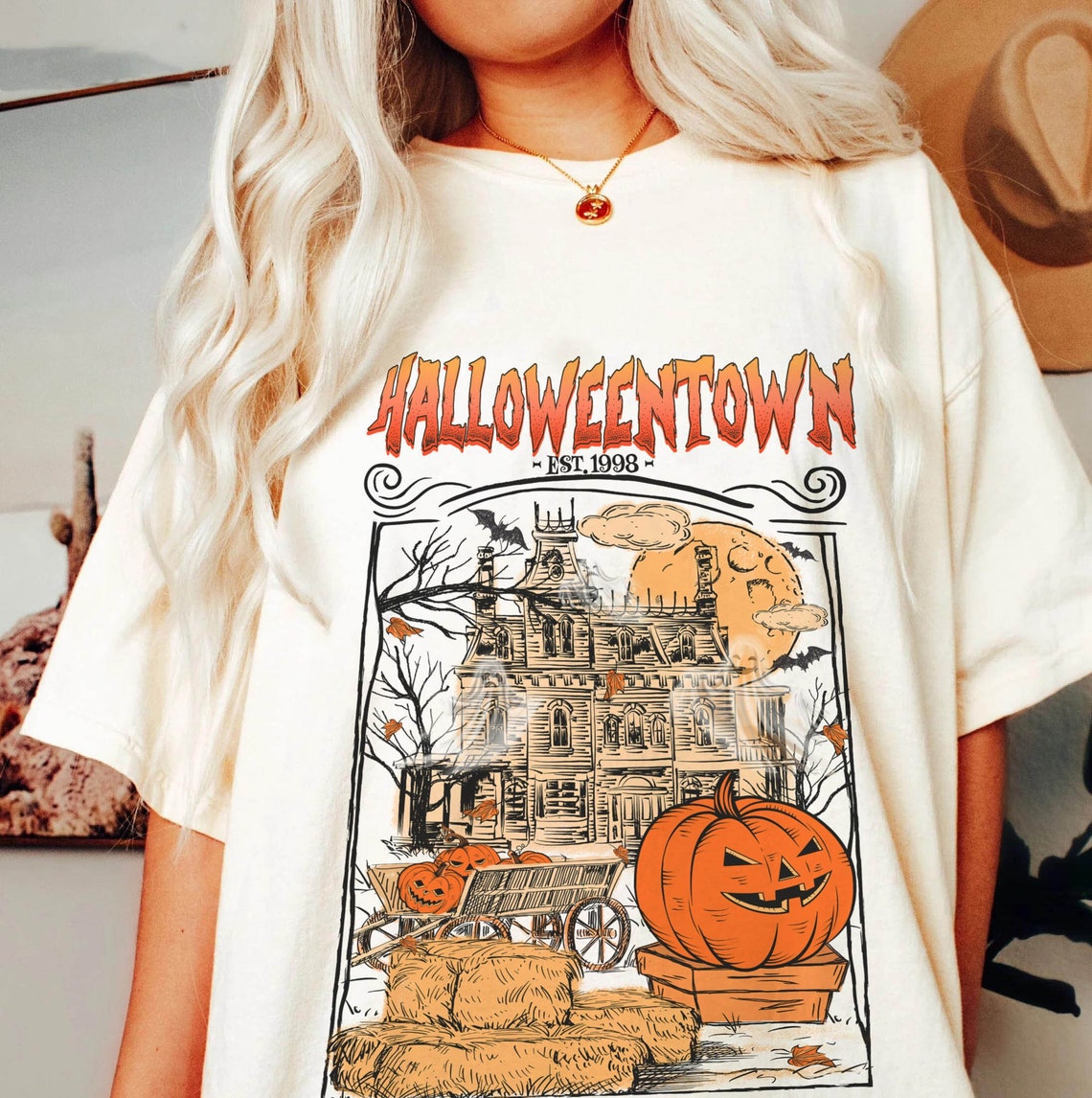 Halloweentown Est 1998 Comfort Colors Shirt, Halloweentown University, Retro Halloweentown Shirt, Fall Shirt, Halloween Shirt