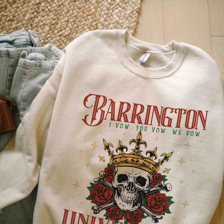 Barrington University Sweatshirt, the Ritual, Smut Shirt, Dark Romance Reader Shirt, Fantasy Reader Shirt, Ryat Archer Shirt