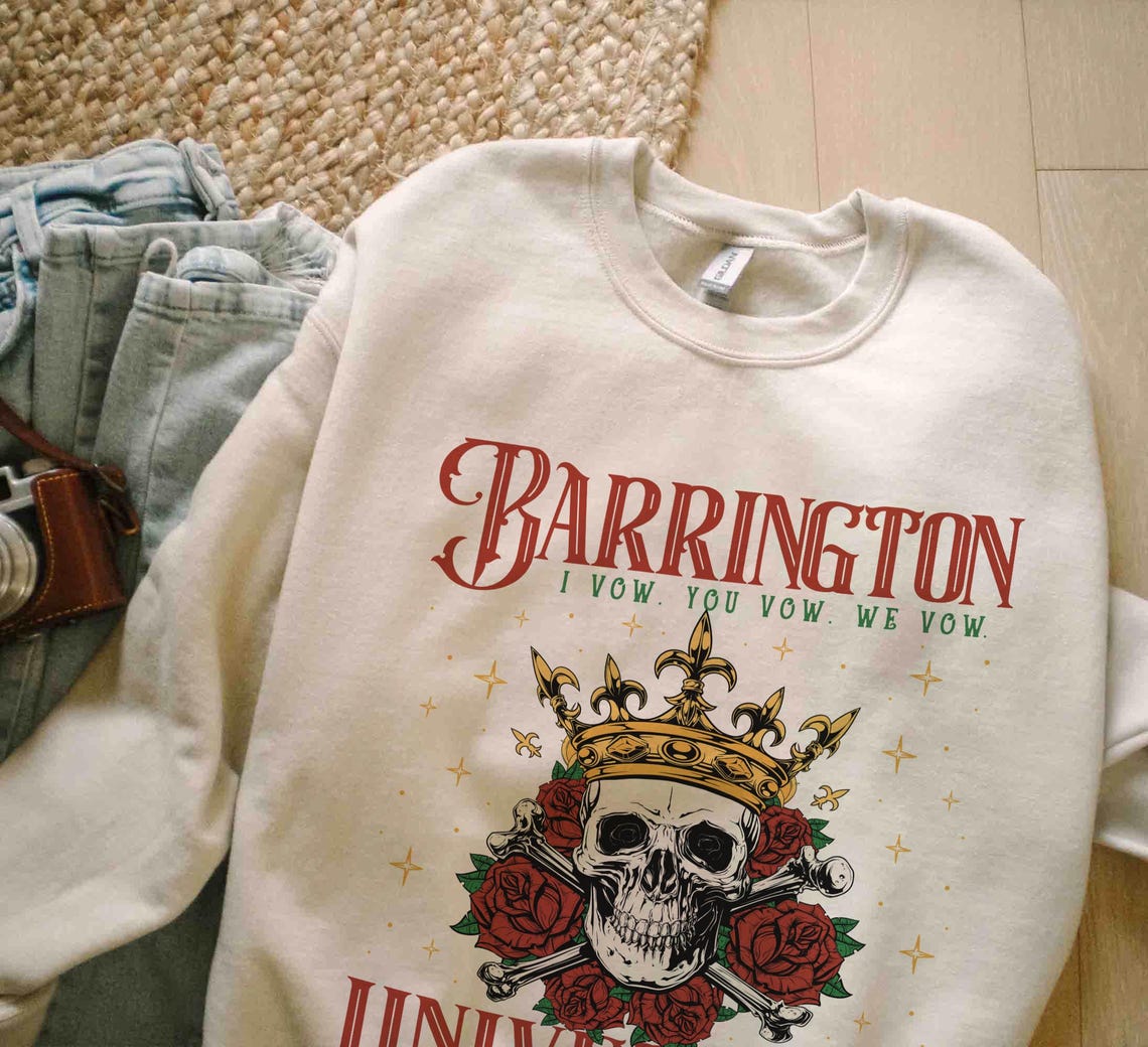 Barrington University Sweatshirt, the Ritual, Smut Shirt, Dark Romance Reader Shirt, Fantasy Reader Shirt, Ryat Archer Shirt