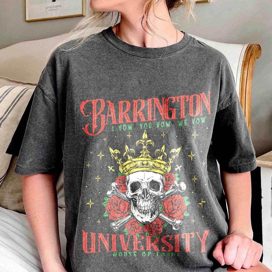 Barrington University Shirt, the Ritual, Smut Shirt, Dark Romance Reader Shirt, Fantasy Reader Shirt, Ryat Archer Shirt