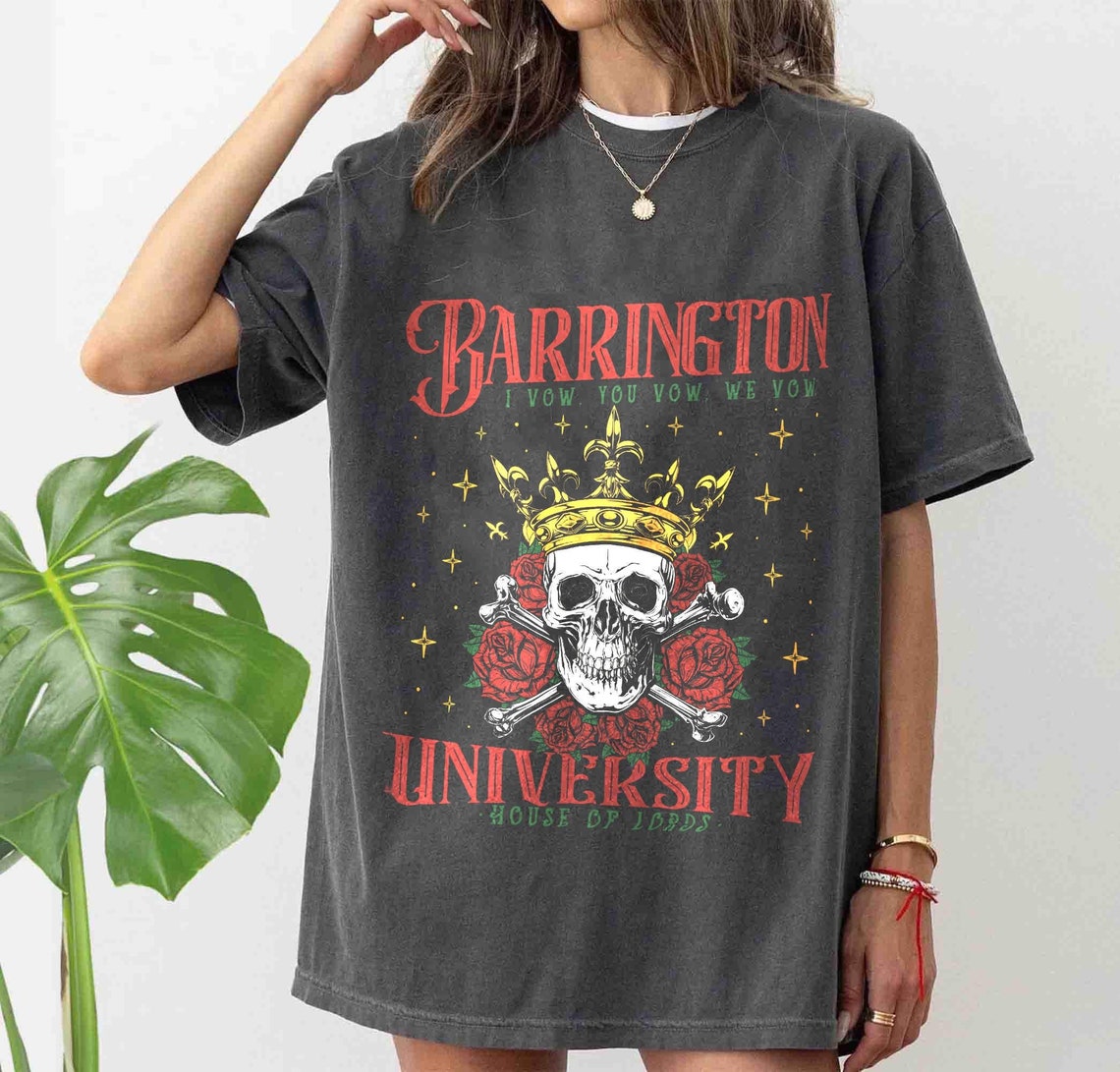 Barrington University Shirt, the Ritual, Smut Shirt, Dark Romance Reader Shirt, Fantasy Reader Shirt, Ryat Archer Shirt