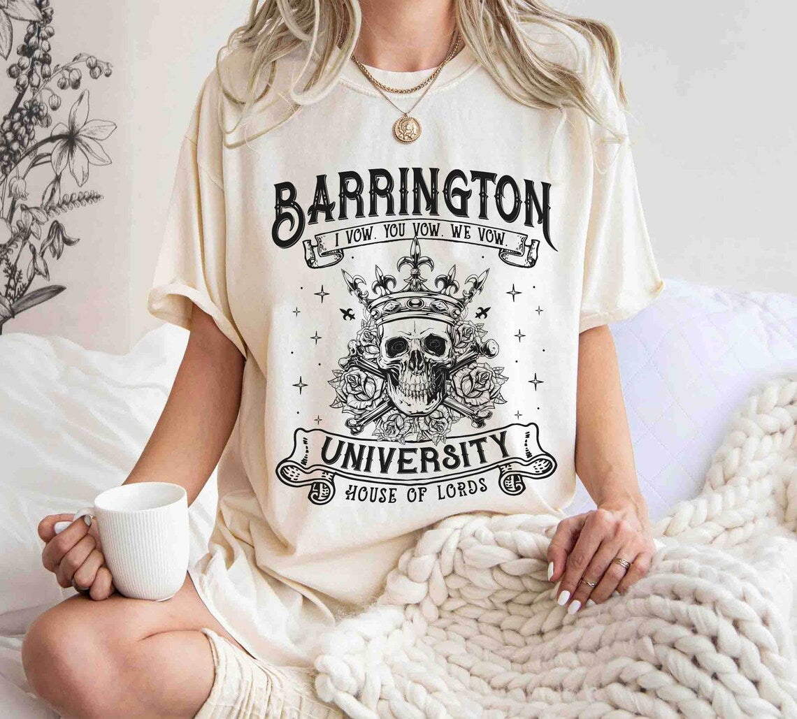 Barrington University the Ritual Comfort , Smut Shirt, Dark Romance Reader Shirt, Fantasy Reader Shirt, Ryat Archer Shirt, Book Lover Gift