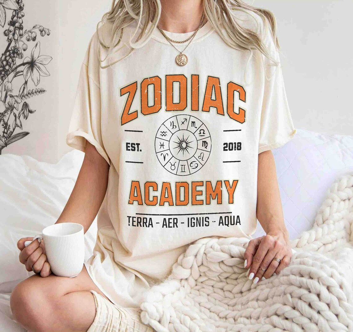 Zodiac Academy Solaria Comfort Colors Shirt, Zodiac Academy Merch, Vega Twins Shirt, Zodiac Signs, , Ruthless Boys, Celestial Heirs Band