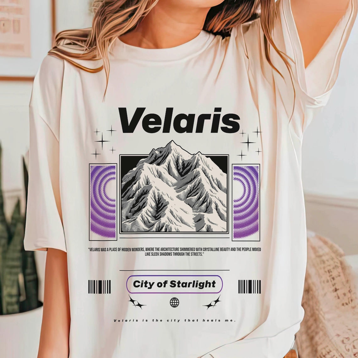 Velaris Tshirt, Velaris City of Starlight Tshirt, the Night Court Shirt, Bookish