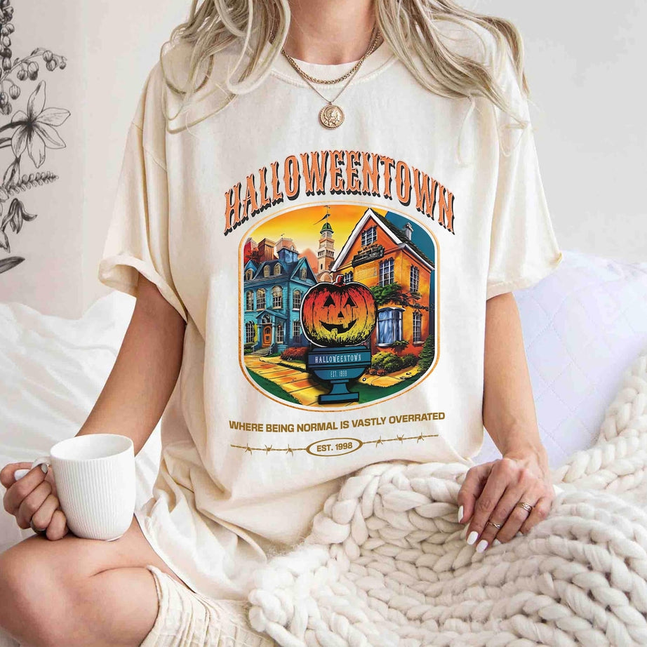 Halloweentown Est 1998 Shirt, Halloweentown University Shirt, Halloween Shirt, Retro Halloweentown Shirt, Halloween Pumpkin, Fall Shirt