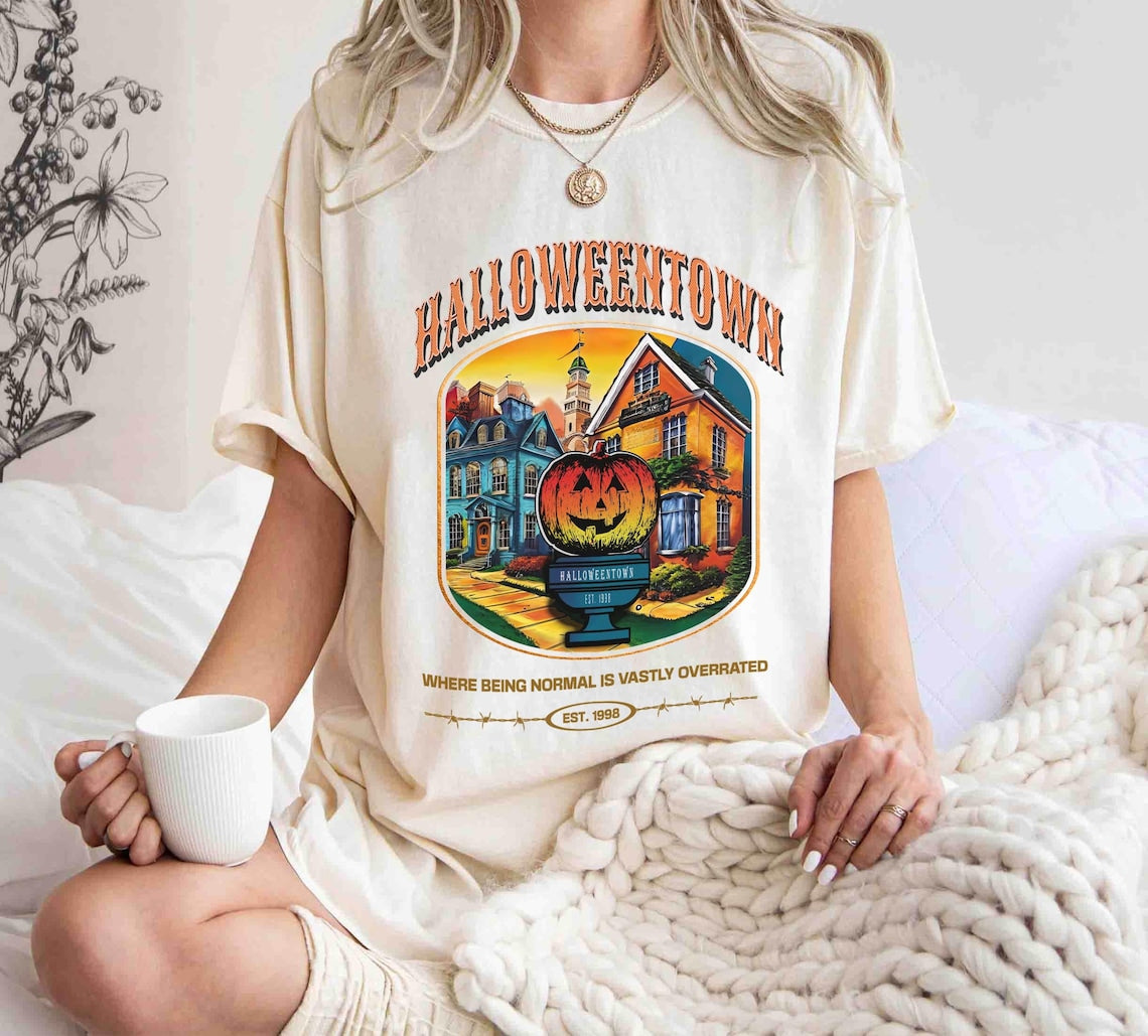 Halloweentown Est 1998 Shirt, Halloweentown University Shirt, Halloween Shirt, Retro Halloweentown Shirt, Halloween Pumpkin, Fall Shirt