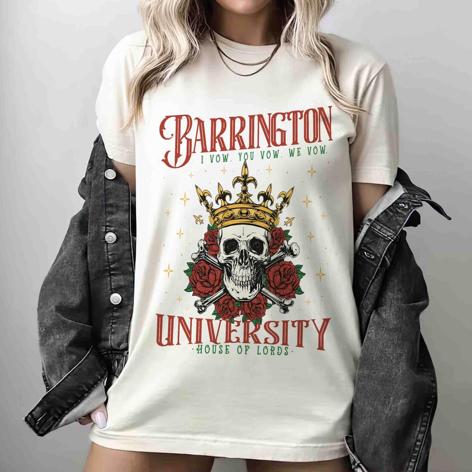 Barrington University Tshirt, the Ritual, Smut Shirt, Dark Romance Reader Shirt, Fantasy Reader Shirt, Ryat Archer Shirt