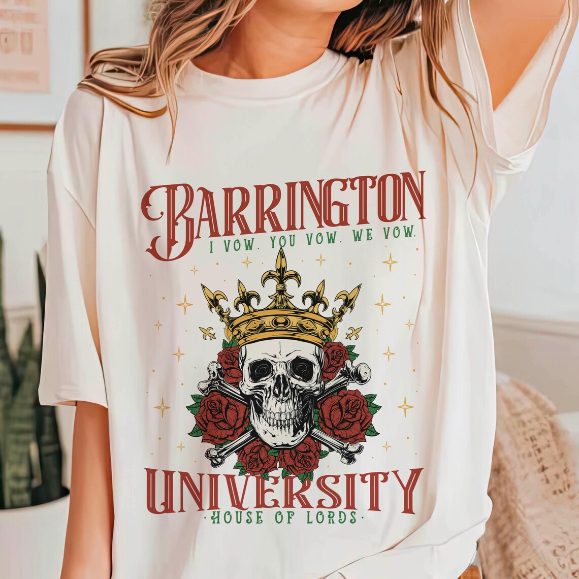 Barrington University Tshirt, the Ritual, Smut Shirt, Dark Romance Reader Shirt, Fantasy Reader Shirt, Ryat Archer Shirt