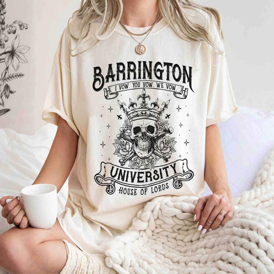 Barrington University Shirt, Smut Shirt, Dark Romance Reader Shirt, Fantasy Reader T-shirt, Ryat Archer Shirt, Book Lover Gift