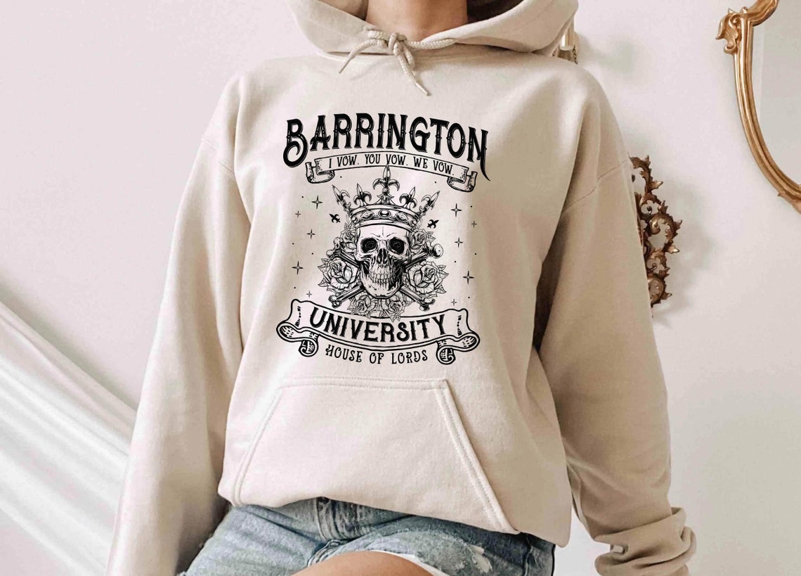 Barrington University Hoodie, Smut Shirt, Dark Romance Reader Shirt, Fantasy Reader T-shirt, Ryat Archer Shirt, Book Lover Gift