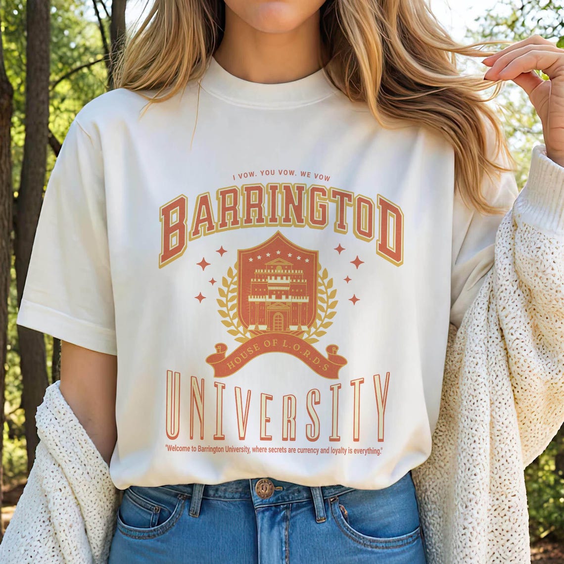 Barrington University the Ritual Shirt, Dark Romance Shirt, Shantel Tessier Shirt, Bookish Shirt