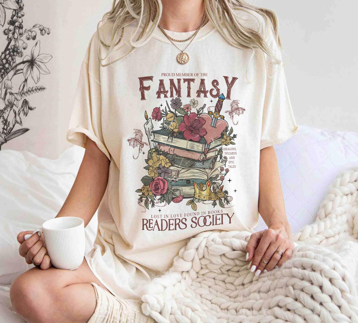 Romantasy Readers Society Shirt, Book Lover Club, Romantasy Reader Gift, Fantasy Romance Book Shirt, Dark Romance