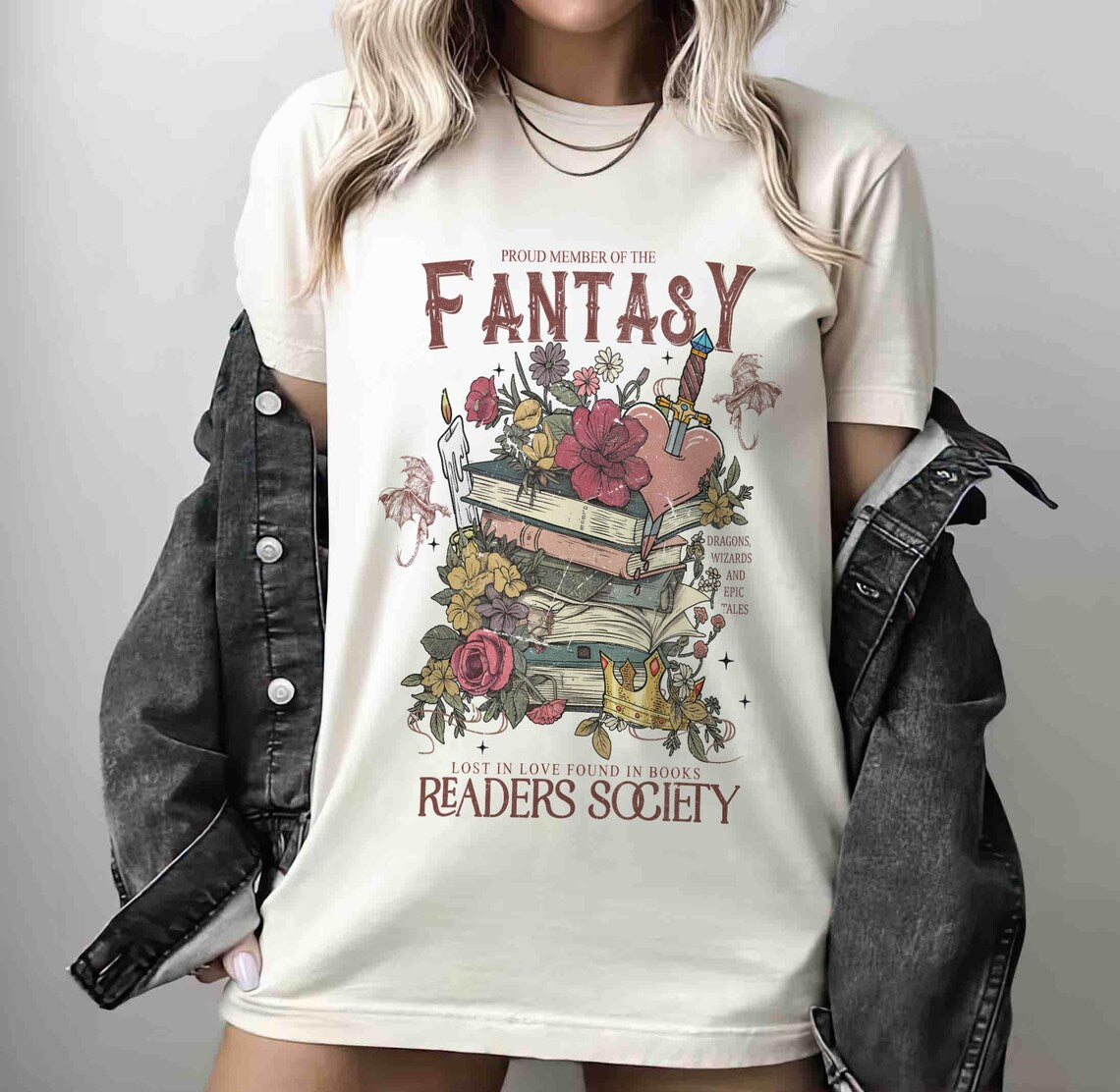 Romantasy Readers Society Shirt, Book Lover Club, Romantasy Reader Gift, Fantasy Romance Book Shirt, Dark Romance