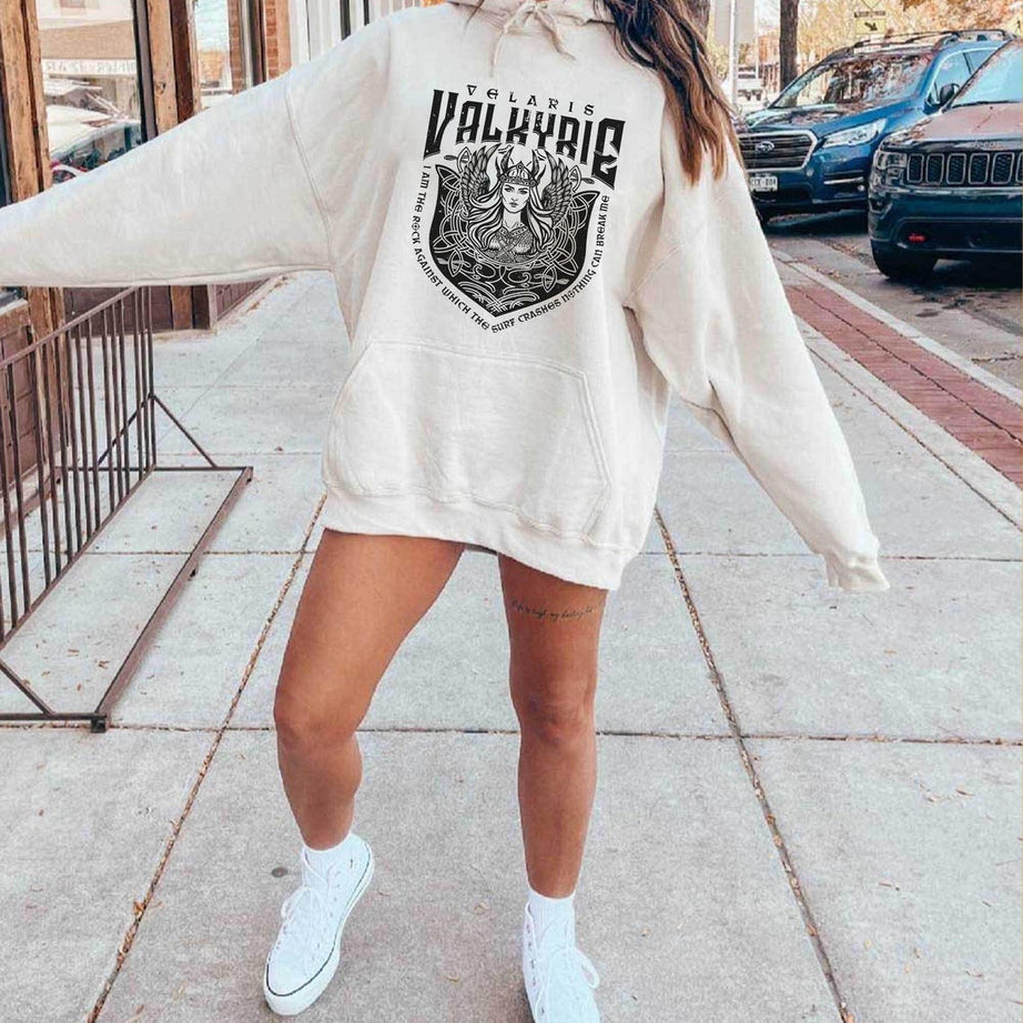 Acotar Hoodie, Valkyrie ACOSF Shirt, Nesta Archeron Gwyn Emerie Cassian Azriel Illyrian Training Camp Velaris TOG Sarah J Maas