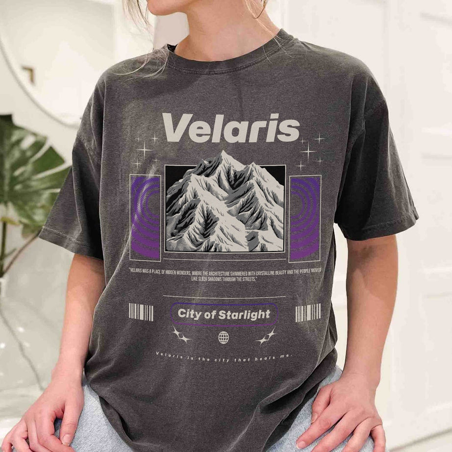 Velaris Comfort Colors Shirt, ACOTAR Shirt, ACOTAR Merch, ACOMAF Shirt, Bookish Merch, Sarah J Maas, Night Court Shirt