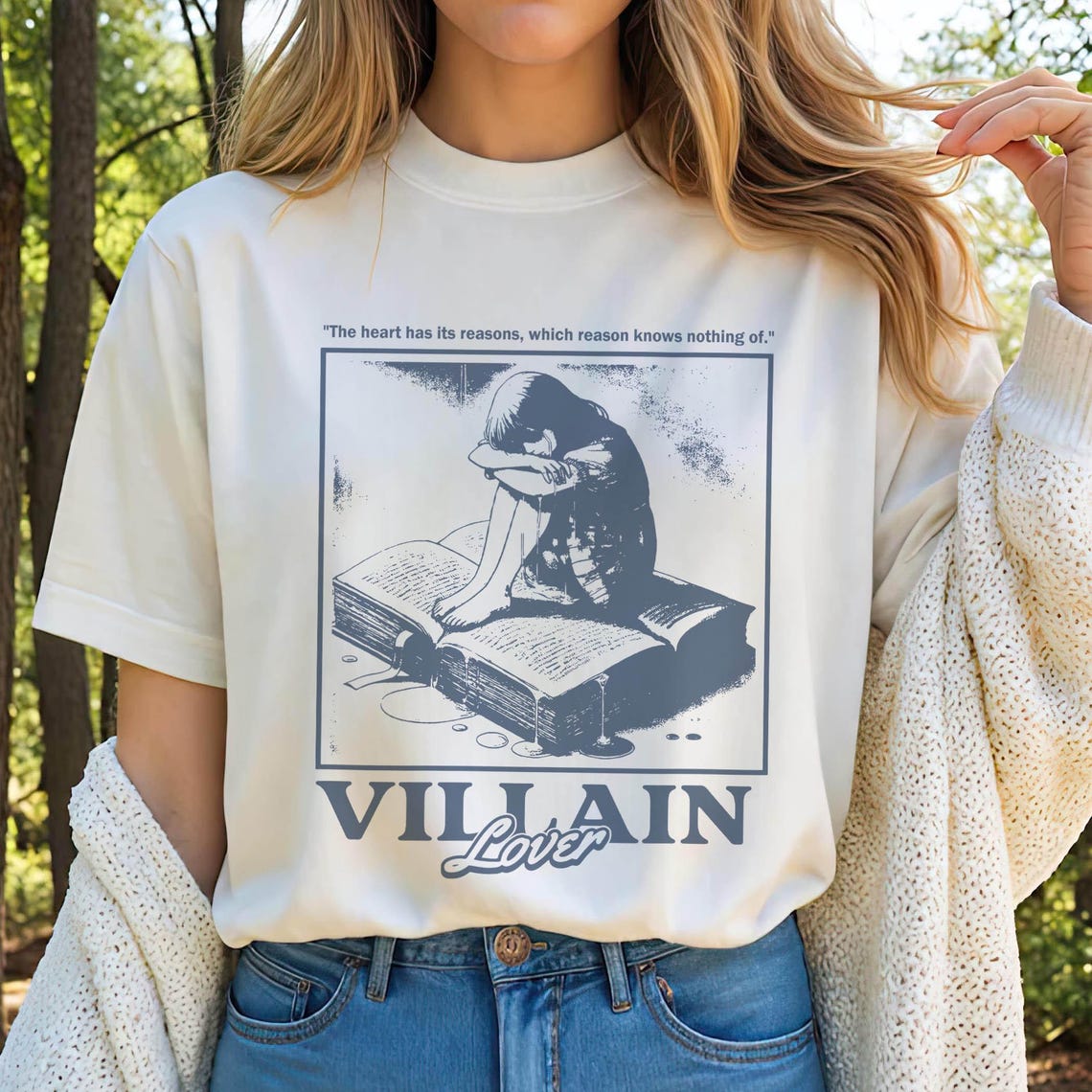 Villain Lover Bookish Shirt, Book Lover Shirt, Dark Romance Enemies to Lover Book Club Morally Grey Bookish Gift