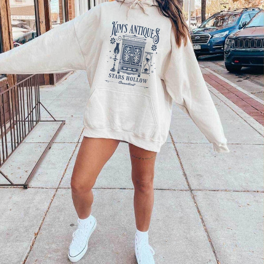 Kim's Antiques Hoodie, Kims Antiques Shirt, Gilmore Girls, Rory Lorelai Dragon Fly Inn, Luke's Diner, Gilmore Girls Shirt, Stars Hollow CT