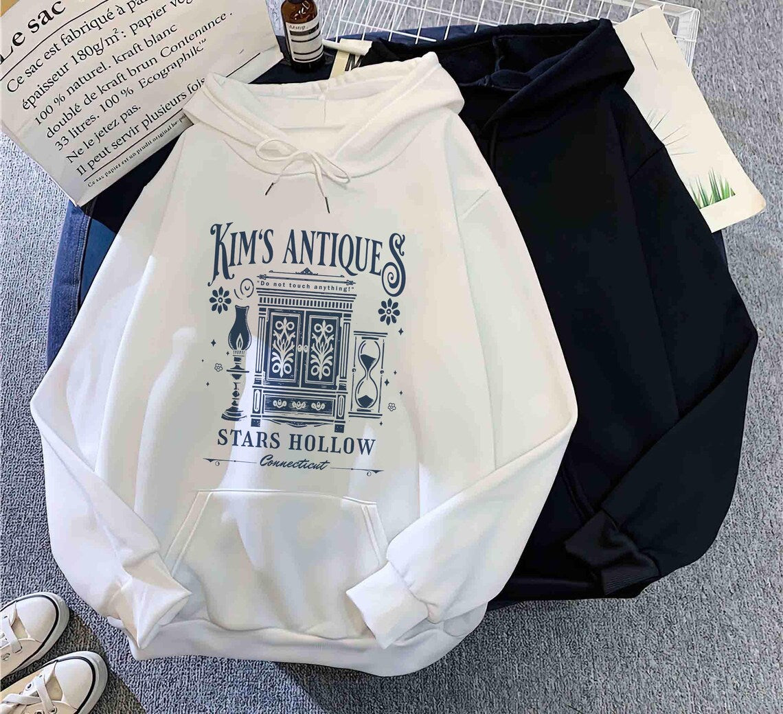 Kim's Antiques Hoodie, Kims Antiques Shirt, Gilmore Girls, Rory Lorelai Dragon Fly Inn, Luke's Diner, Gilmore Girls Shirt, Stars Hollow CT