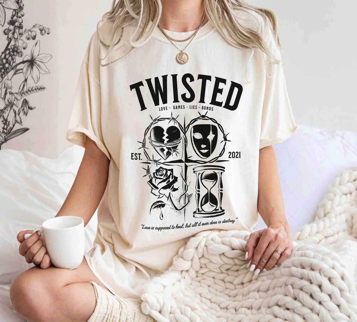 Twisted Series Shirt, Booktok Shirt, Romance Book Shirt, Book Lover Gift