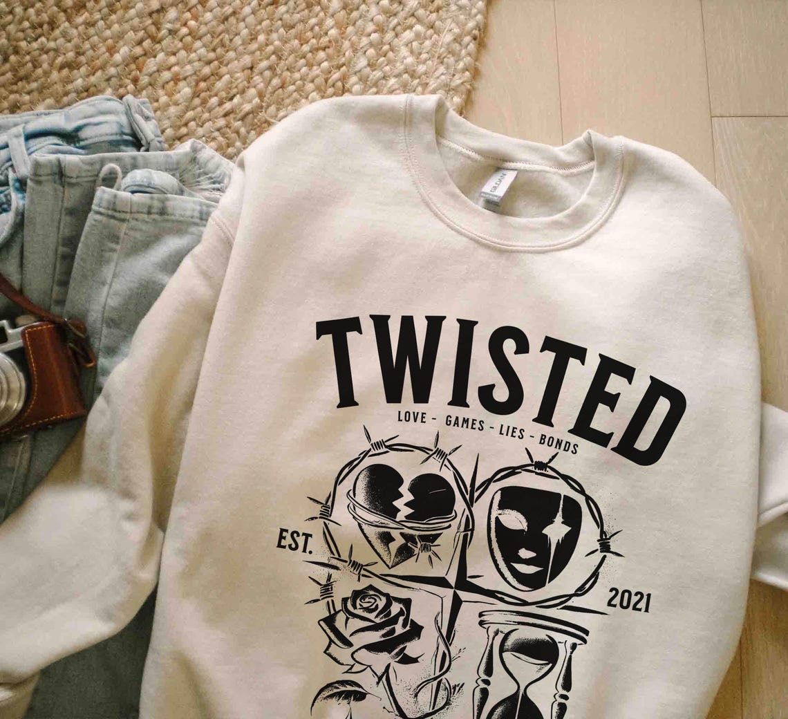 Twisted Series Sweatshirt, Booktok Shirt, Romance Book Shirt, Book Lover Gift
