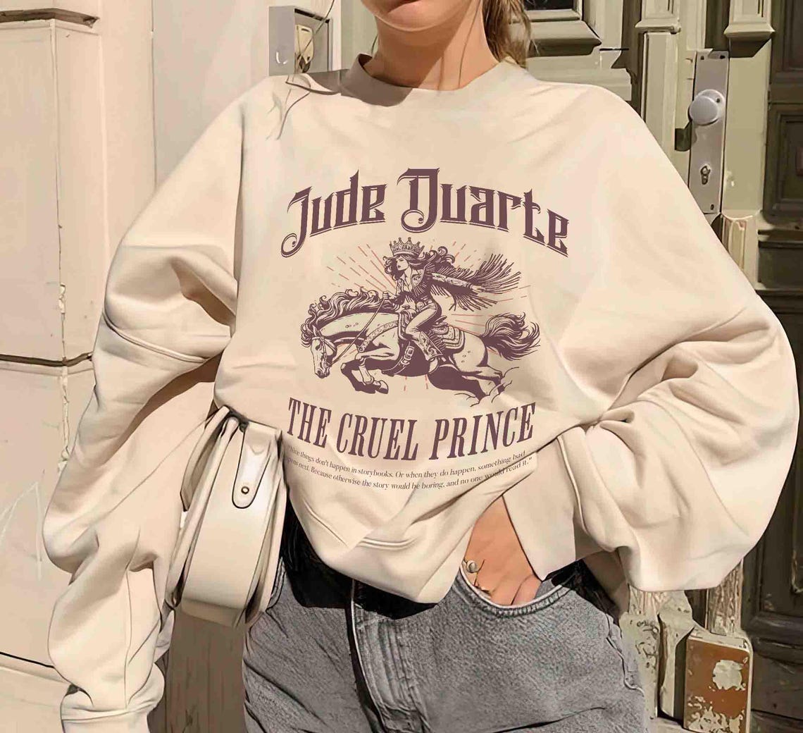 The Cruel Prince Sweatshirt, the Folk of the Air Shirt, Cardan Greenbriar Shirt, Jude and Cardan Shirt, Bookish Shirt