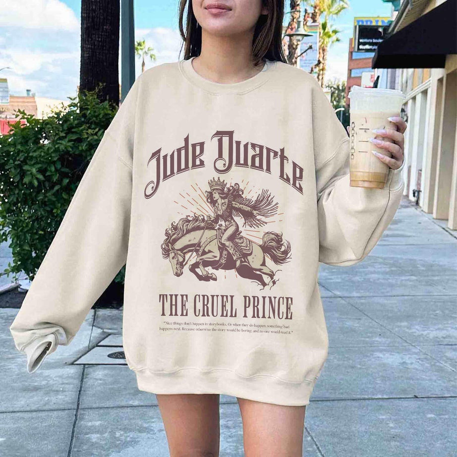 The Cruel Prince Sweatshirt, the Folk of the Air Shirt, Cardan Greenbriar Shirt, Jude and Cardan Shirt, Bookish Shirt