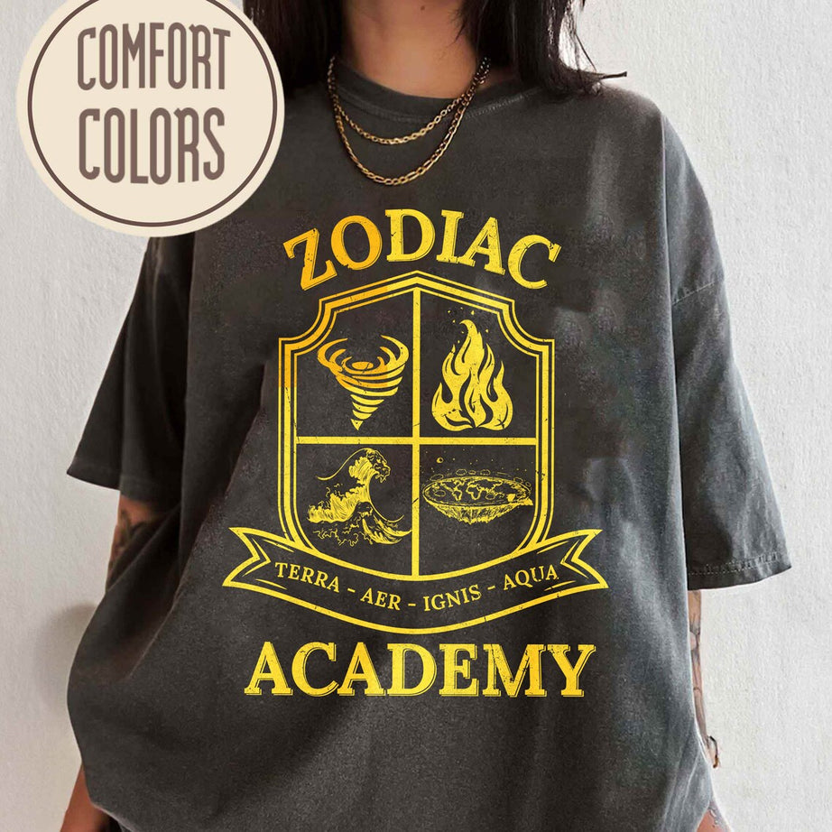 Zodiac Academy Comfort Colors Shirt, Celestial Heirs Band, Darius Acrux, Vega Twins, Professor Lance Orion, Almighty Sovereign Society