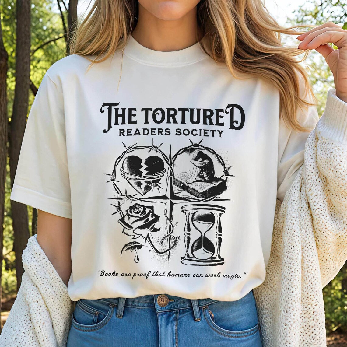The Tortured Readers Society Shirt, Book Lover Shirt. Bookish Shirt. Booktok Shirt, Born to Read Shirt