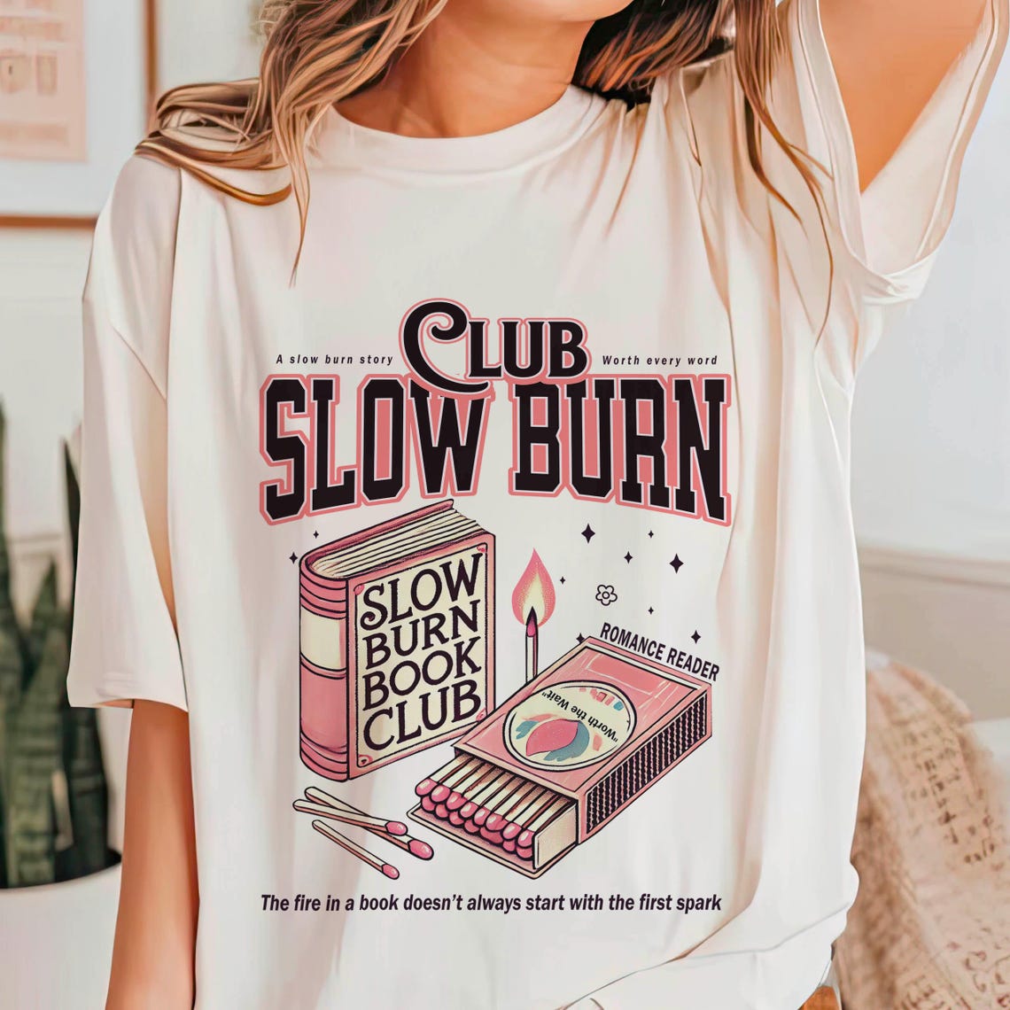 Slow Burn Book Club Shirt, Romance Book Girlie Morally Grey, Book Lover, Romance Reader Book Club Shirt, Bookish Gift