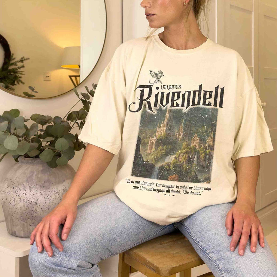 Rivendell Comfort Colors Shirt, Lord of the Rings Shirt, Lotr Shirt, the Fellowship Shirt, Lotr, the Shire Distressed, the Hobbits