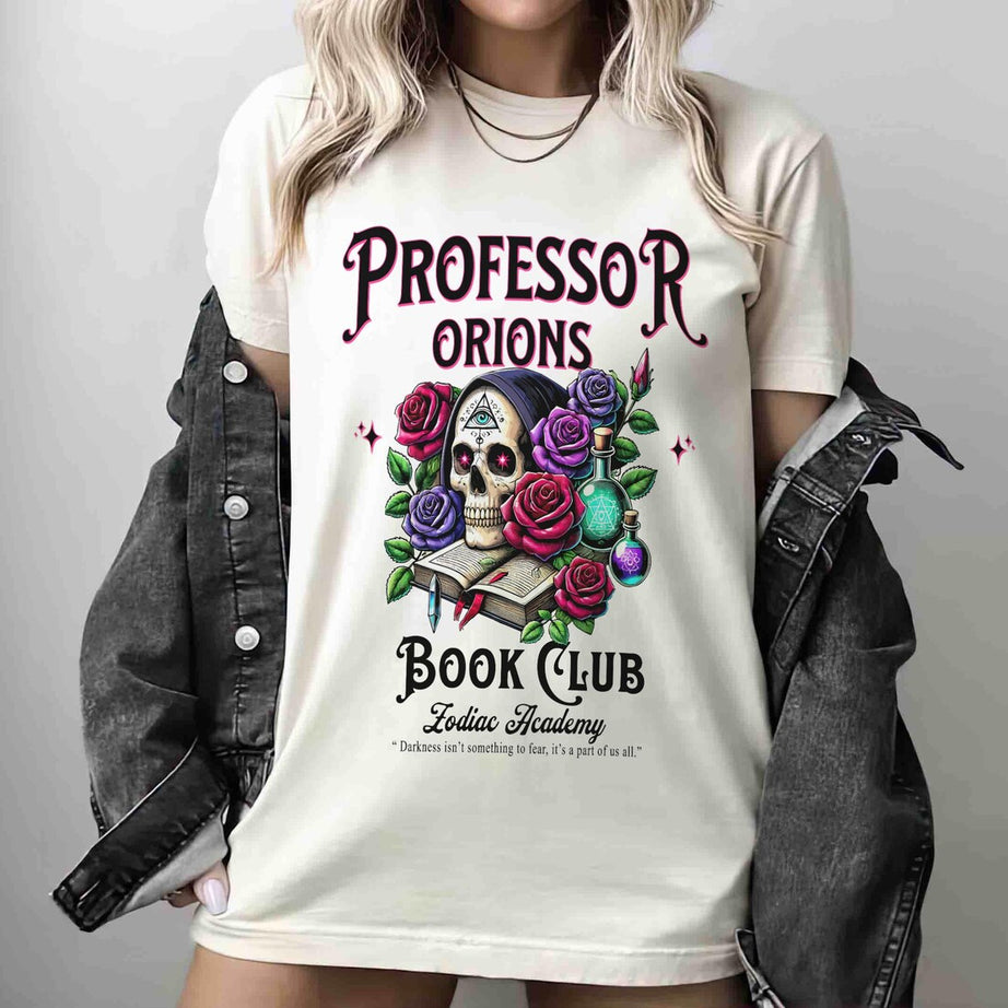Professor Orions Book Club Zodiac Academy Merch Shirt, Gift for Book Lover, Fantasy Reader, Bookworm Merch, Gift for Her