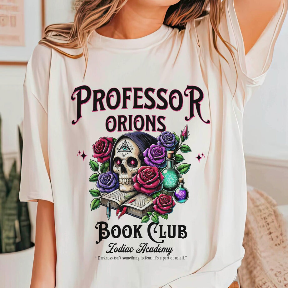 Professor Orions Book Club Zodiac Academy Merch Shirt, Gift for Book Lover, Fantasy Reader, Bookworm Merch, Gift for Her