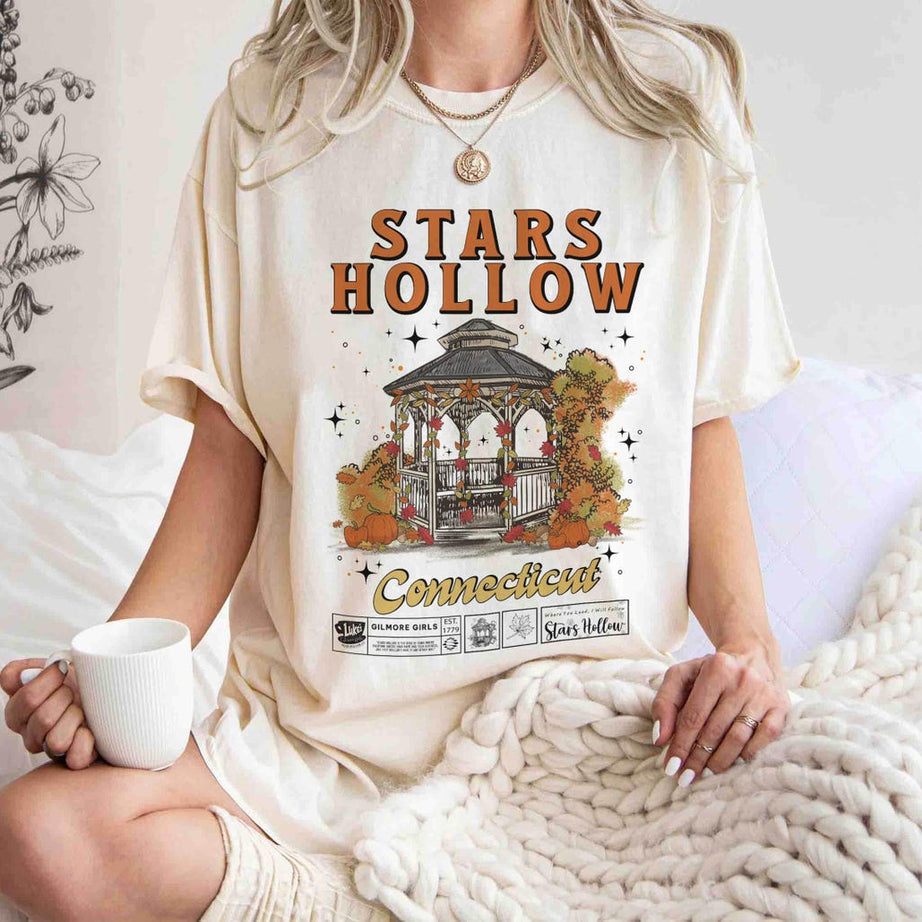 Stars Hollow Shirt, Gilmore Girls Shirt, Stars Hollow Connecticut, Gilmore Girls Merch, Lukes Diner Shirt