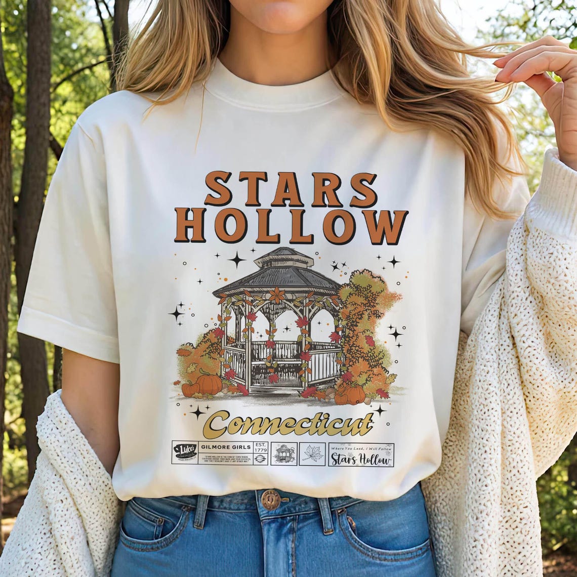 Stars Hollow Shirt, Gilmore Girls Shirt, Stars Hollow Connecticut, Gilmore Girls Merch, Lukes Diner Shirt