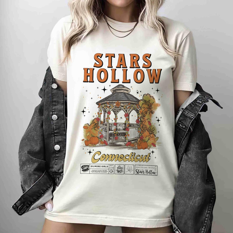 Stars Hollow Shirt, Gilmore Girls Shirt, Stars Hollow Connecticut, Gilmore Girls Merch, Lukes Diner Shirt