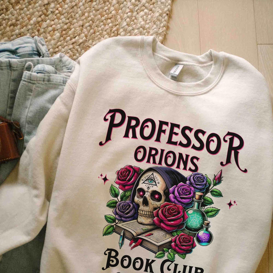 Professor Orions Book Club Zodiac Academy Sweatshirt, Gift for Book Lover, Fantasy Reader, Bookworm Merch, Gift for Her