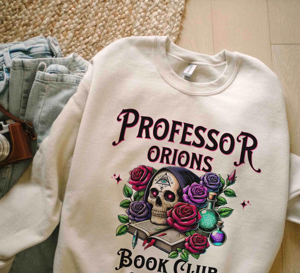 Professor Orions Book Club Zodiac Academy Sweatshirt, Gift for Book Lover, Fantasy Reader, Bookworm Merch, Gift for Her