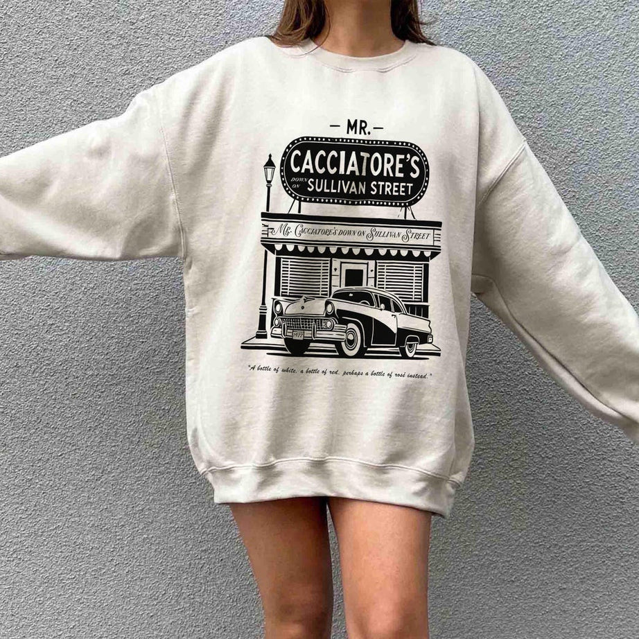 Mr. Cacciatore's on Sullivan Street, Billy Joel Sweatshirt, Subtle Merch, Movin' Out, Billy Joel Merch, Long Island Shirt, Vienna